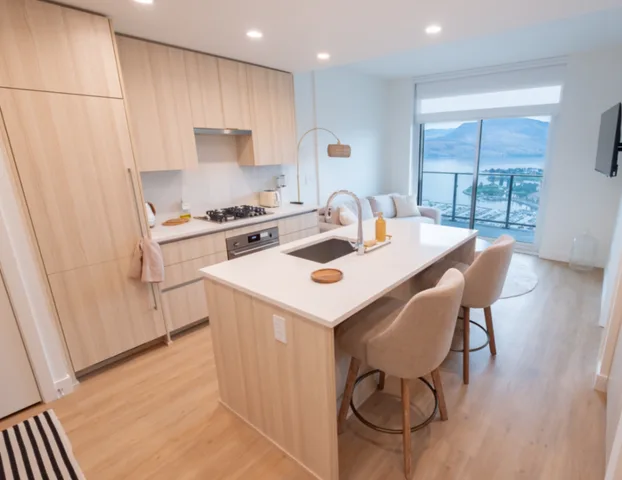 Modern new condo in Downtown Kelowna.