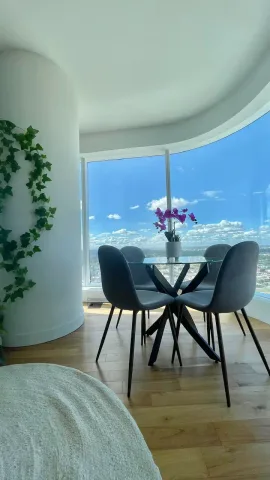 Furnished 37th-Floor 2BR/2BA Above JW Marriott | Parking | 30+ Nights
