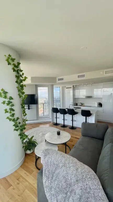 Furnished 37th-Floor 2BR/2BA Above JW Marriott | Parking | 30+ Nights