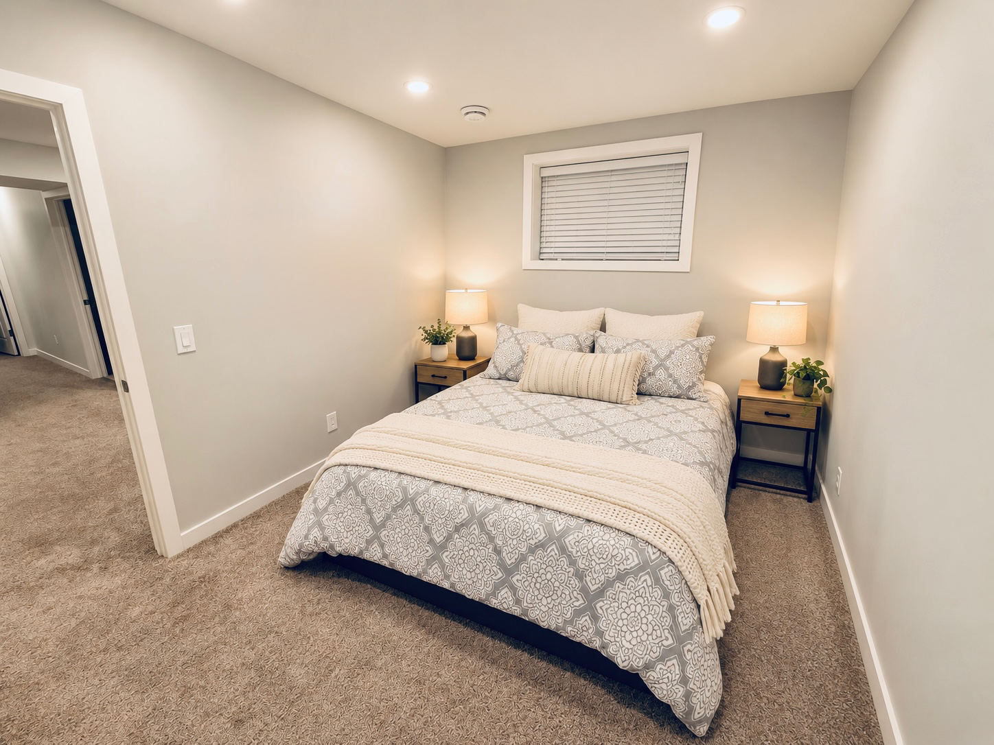 Furnished 1-Bedroom Private Lower Level | Private Bath + Workspace | Airdrie