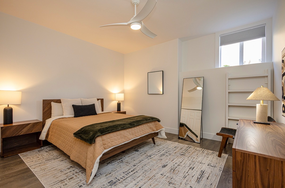 Modern brand new renovated suite with brand new furnishings. 