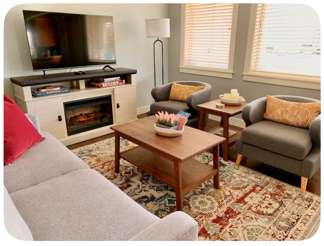 2 bdrm, self contained suite. 10 min drive to downtown, 15 min drive to Vernon Jubilee Hospital
