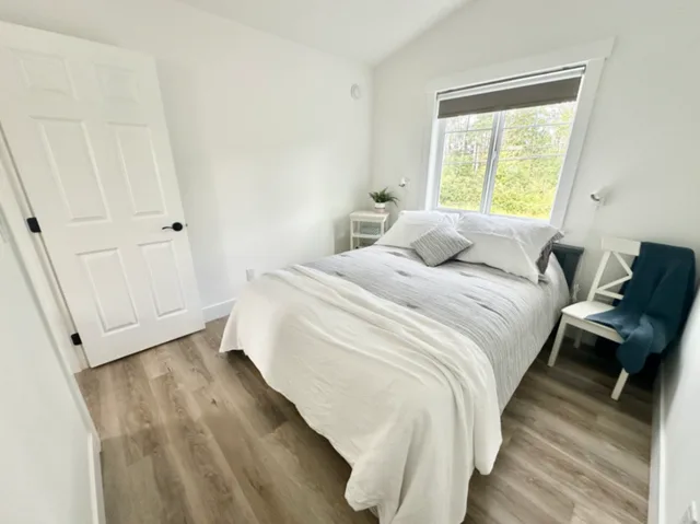Private, quiet, bright suite.