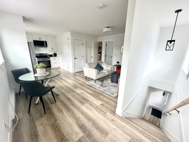 Private, quiet, bright suite.