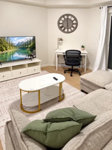 Fully Furnished 1BR Condo | 1.9 km to South Health Campus