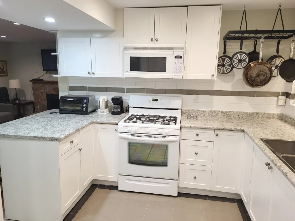 Quiet & Central 2BR Suite w/ Fireplace & Patio | Perfect for Shift Workers & Travelers