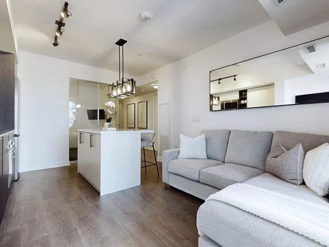 Luxury 2BR+Den Getaway | Free Parking Near Airport