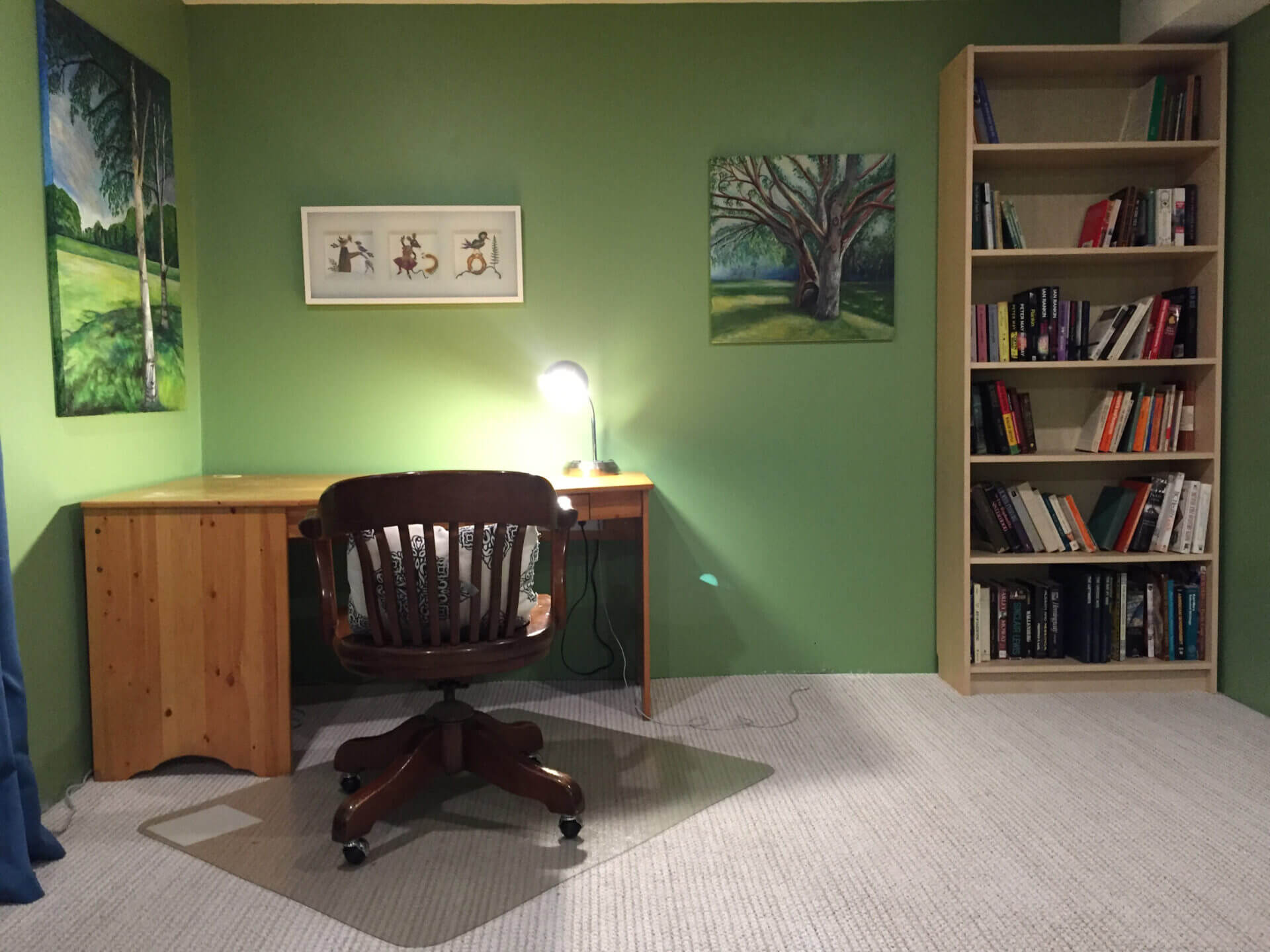 Desk area