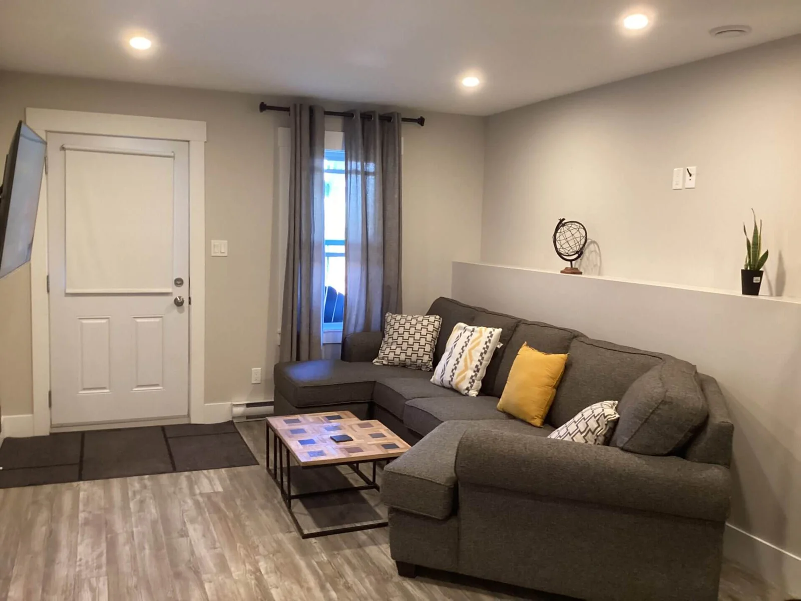 The living room