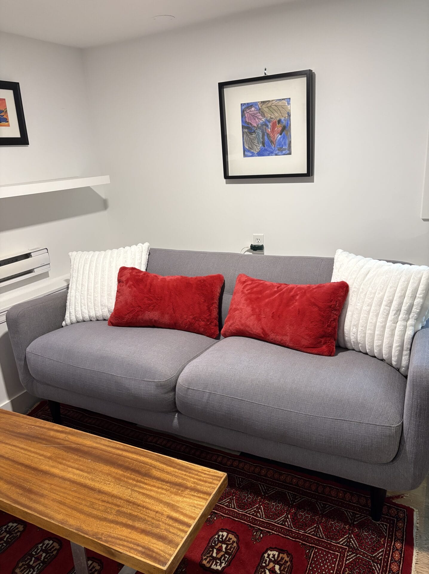 Red couch